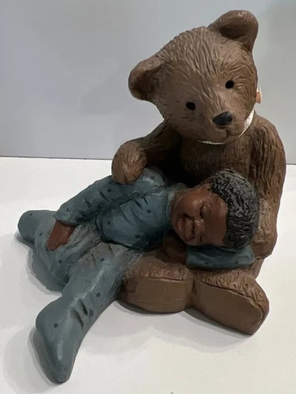 All God's Children Collectible Figurines - Paddy & Luke #94 (3") Martha Holcombe